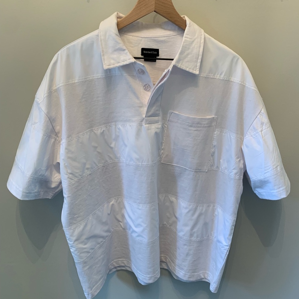 Men’s Urban Outfitters Standard Cloth Mixed Media Shirt